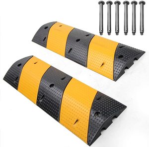 22000Lbs Load Capacity Rubber Speed Bumps 40 Inch
