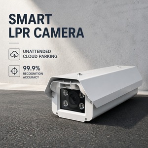 Smart Parking ANPR LPR Camera 4MP UHD IP65 Waterproof HTTP MQTT