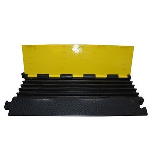 Professional Rubber Cable Protector Wire Groove Speed Bump