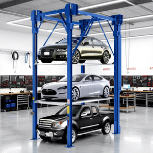Smart Lift Triple Stacker Automatic Parking Steel Material Equipment Hydraulic Four Post