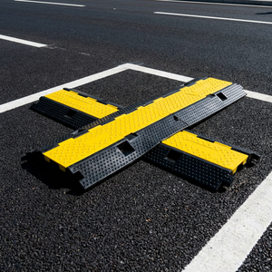 ROADSAFE Outdoor 2 Channels Plastic HDPE Speed Bump
